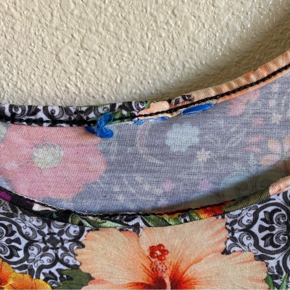 ADIDAS Farm Rio Multi Print Floral Tank Top - Picture 5 of 6